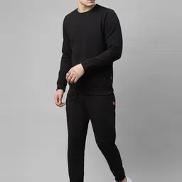 Rigo Round Neck Cotton Sweatshirt With Joggers-image-21