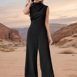 StyleCast x Revolte Black Sleeveless Basic Jumpsuit-image-33