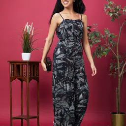 Globus Floral Printed Basic Jumpsuit-46