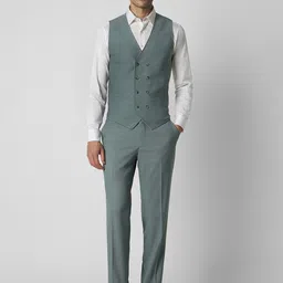 Van Heusen Notched Lapel Single Breasted Slim Fit 3-Piece Suit-picture-20