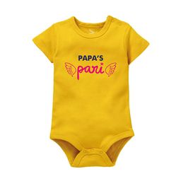 Zeezeezoo Infants Papa Printed Pure Cotton Bodysuit-image-42