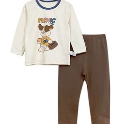 StyleCast Boys Printed Cotton T-shirt And Lounge Pant-image-56