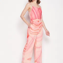 CAMLA Abstract Printed Shoulder Strap Basic Jumpsuit image 5