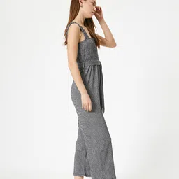 Koton Checked Basic Jumpsuit image 4