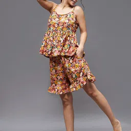 Miss Chase Women Printed Polyester Night suit-image-48