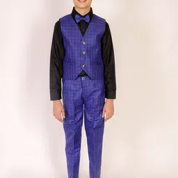 Pro-Ethic STYLE DEVELOPER Boys 3 Piece Checked Suit Set-picture-1