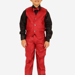 Pro-Ethic STYLE DEVELOPER Boys 3 Piece Checked Suit Set-picture-2