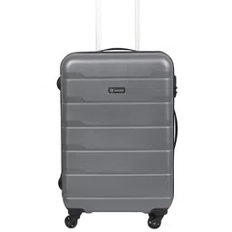 NOVEX Black Solid Large Hard-Sided Trolley Suitcase-29