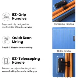 MOVE-MEANT Glide Hard Sided Medium Trolley Suitcase image 5