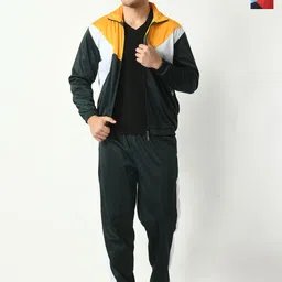 BAESD Men Pack Of 2 Colorblocked Mock Collar Tracksuits-image-11