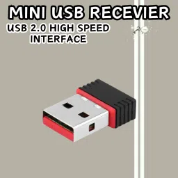 SACRO (Wi-Fi Receiver) with Multi-Device Connectivity For All Pc System and LaptopF24 USB Adapter-picture-0