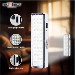 make ur wish High Quality 42 High-Bright SMD LED With Android Charging Support Rechargeable 6 hrs Lantern Emergency Light image 2