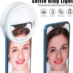 WRADER Ethical Hacker Selfie Ring Light – 3 Brightness Levels Ring Flash image 5
