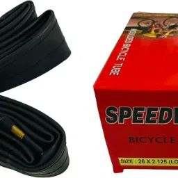 Cycle Tube 26 X 2.125 Schrader Valve 26T Bicycle Tube Moulded Long Valve 50MM Schrader Tubular Tube For 26 X 2.125 Tyre Size-37