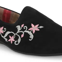 Classic Ethenic Evening Wedding Party Comfort Embroidery Slip On Jutis & Mojaris Party Wear For Men-image-80