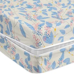 144 TC Microfiber Single Floral Fitted (Elastic) Bedsheet-image-85