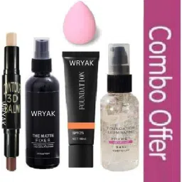Primer, Makeup Fixer, Contour Stick, Foundation, Beauty Blender Puff-image-7