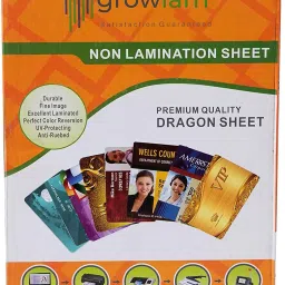 Dragon Sheet PVC ID Card (A4 Size Set of 50 Cores & 100 Overlays) Unruled A4 760 gsm Inkjet Paper-picture-15