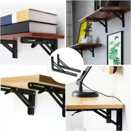 uk enterprise Heavy Duty Shelf Bracket for Bench Table 20cm Shelf Bracket image 3