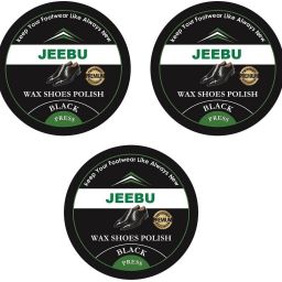 JEEBU Leather Office Shoe Black Polish, Cream 40gm Protects Against Dirt & Dust Leather Shoe Cream-image-68