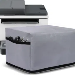 CRASOME Dust & Water Proof Cover for HP Laserjet Tank MFP 1188fnw / 2606sdw - Grey Printer Cover-image-5