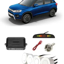 YB334 Silver Car Reverse Parking Sensor with LED Display 4 Sensor Y334 Parking Sensor-0
