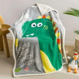 Animal Crib Fleece Blanket for Mild Winter-image-38