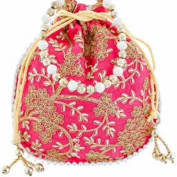 By Kuber Industries Women Pink Potli-image-41