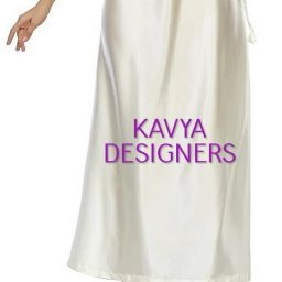 Aarvi styles WHITE RD COLOURPETTICOAT31 Pure Satin Petticoat-image-1