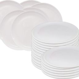Quarter Round Plastic Serving Plates 7"(Pack of 24) Quarter Plate-image-55