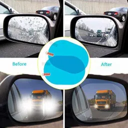 auto oprema 4Pc Door Guard And Anti Fog Mirror Combo image 3