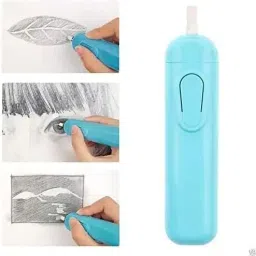 mavb Electric Eraser with 30 Refills, Battery-Operated, Colourful and White Eraser Non-Toxic Eraser image 3