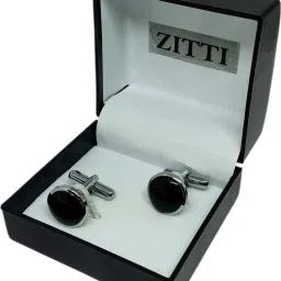 Zitti Metal, Stainless Steel, Alloy, Brass, Silver Cufflink-picture-26