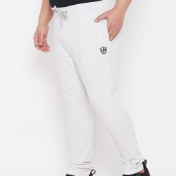 Men Solid White Track Pants-image-64