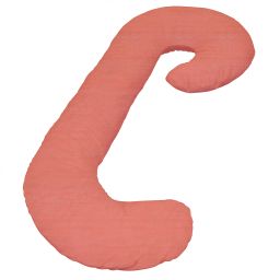 Polyester Fibre Orange shade Pregnancy Pillow Pack of 1-image-79