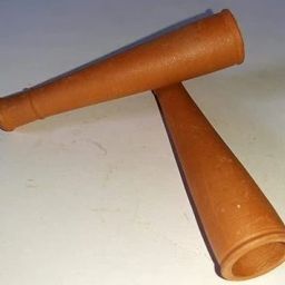 BABA CHILLUM BROWN Terracotta Outside Fitting Hookah Mouth Tip-image-17