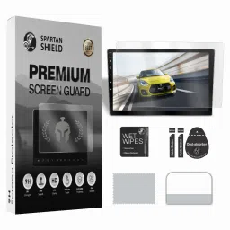 spartan shield Screen Guard for 9 INCH Android Car Stereo System || Car Infotainment Display Protector || Music System Protector || Aftermarket Touch Screen Audio Player Accessory [Not Tempered Glass]-14