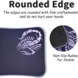 spincart Silk-Gliding Mouse Pads, Gaming Mouse Pad with Stitched Edges, Waterproof Mousepad with Non-Slip Rubber Base, Mouse Pad for Laptop and PC Mousepad image 3