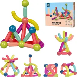 Magnetic Building Blocks for Kids, STEM Learning Toys,3+ Years Old(36 pcs)-image-32