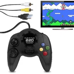 Plug N Play (PNP) 220 Video Games - Different Video Games with SUPER MARIO and CONTRA (Balck) Limited Edition-picture-47