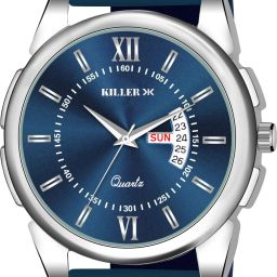 KILLER Designer Blue Round Dial Day & Date Men's & Boy's Analog Watch- For Men KR-883SBI05-13