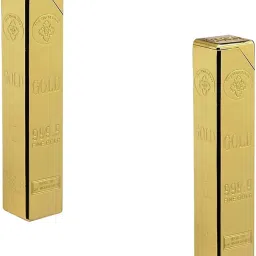 Premium Gold Bar Lighter: Durable Metal Construction, Easy-Click Ignition Pocket Lighter-image-14