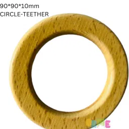 Natural Wooden Round Shape Teether Toy for Babies Teether-image-98
