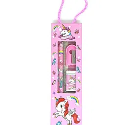 kidz Unicorn Stationary Set of 6 Each Pack Includes 2 Pencil, 1 Eraser, 1 Sharpener, 1 Scale, 1 Rubber Pencil image 2