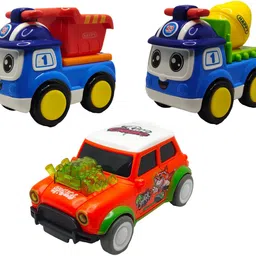 vaniha Unbreakable Four-Wheel Drive Friction Powered Diecast Toy Set-K28-picture-12