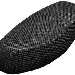 lakshmina enterprises 3D Free Size Bike/Scooty/Scooter Seat Cover Breathable Mesh Net Cushion CK105 Single Bike Seat Cover For Universal For Bike Pleasure Plus-picture-0