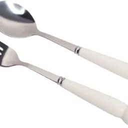 Kids Stainless Steel Cutlery Set Smooth Edges, 1-Piece Fork and 1 Spoon Disposable Stainless Steel Table Spoon Set-33
