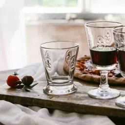 la rochere Fleur De Lys Transparent Glass ( Set of 6 ) Cocktail Glasses-picture-41