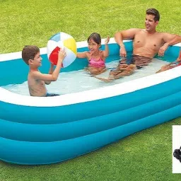 Inflatable Swimming Pool for Kids & Adults ( SPA ) Jumbo Bath Tub Inflatable Swimming Pool-23
