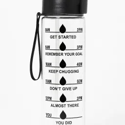 1 Litre Motivational Water Bottle- BPA-Free, Leakproof, Reusable 1000 ml Water Bottle-image-20